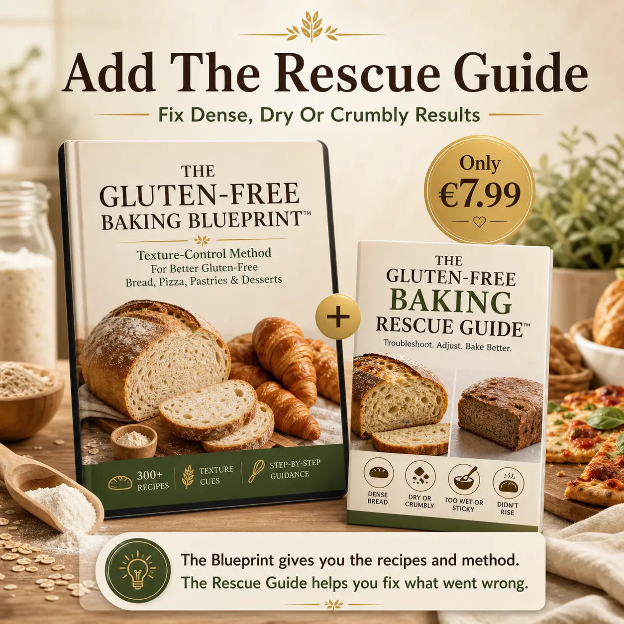 The Gluten-Free Baking Blueprint™ + The Gluten-Free Baking Rescue Guide™